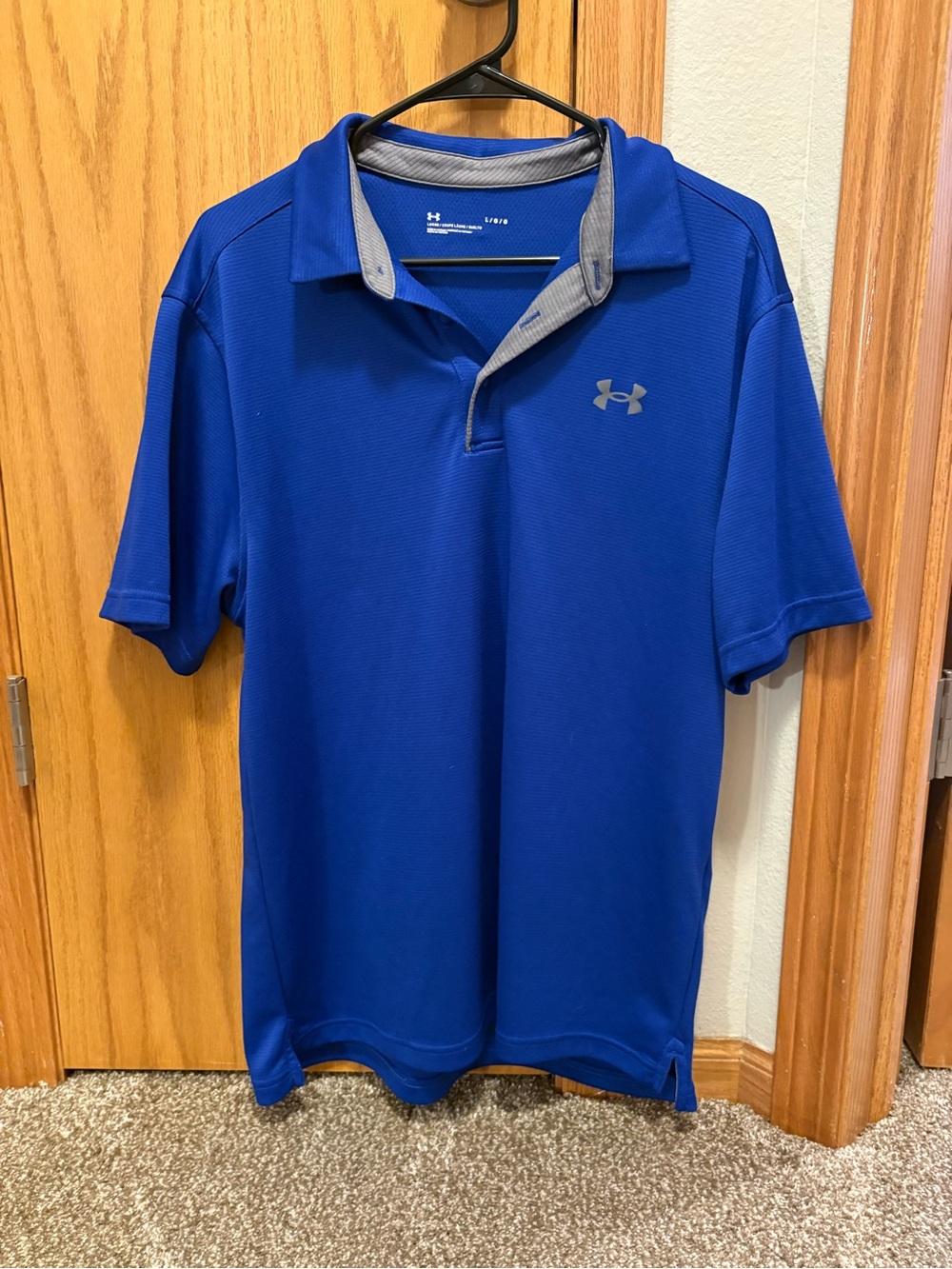 Under Armour Men's Blue Polo